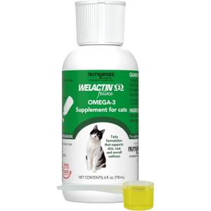imageNutramax Welactin Omega3 Fish Oil Skin and Coat Health Supplement Liquid for Cats  4 Ounce
