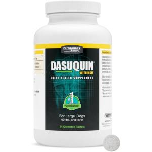 imageNutramax Dasuquin with MSM Joint Health Supplement for Large Dogs  With Glucosamine MSM Chondroitin ASU Boswellia Serrata Extract and Green Tea Extract 84 Chewable Tablets84 count