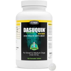imageNutramax Dasuquin with MSM Joint Health Supplement for Small to Medium Dogs  With Glucosamine MSM Chondroitin ASU Boswellia Serrata Extract and Green Tea Extract 150 Chewable TabletsSmallMedium Dog