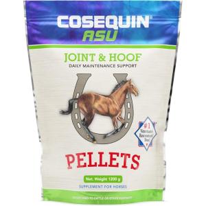 imageNutramax Laboratories Cosequin ASU Joint ampamp Hoof Pellets Joint Health Supplement for Horses  Pellets with Glucosamine Chondroitin MSM and Biotin 1200 Grams