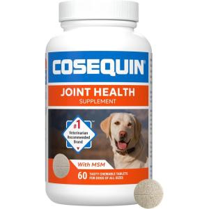 imageNutramax Laboratories Cosequin Maximum Strength Joint Health Supplement for Dogs  With Glucosamine Chondroitin and MSM 250 Chewable Tablets60 count