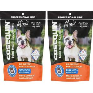 imageNutramax Laboratories Cosequin Plus MSM ampamp Boswellia Mini Sized Soft ChewsPack of 2