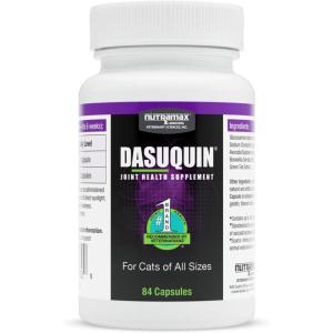imageNutramax Laboratories Dasuquin Joint Health Supplement for Cats  With Glucosamine Chondroitin ASU Boswellia Serrata Extract and Green Tea Extract 84 Capsules