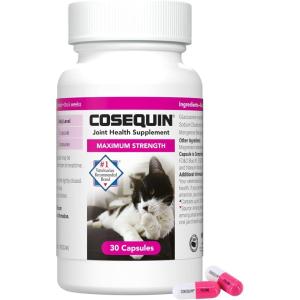 imageNutramax Cosequin Joint Health Supplement for Cats  With Glucosamine and Chondroitin 30 Capsules